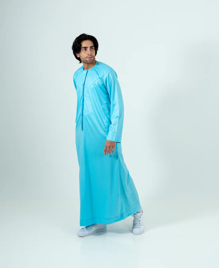 Basic Baby Blue Emirati Thobe