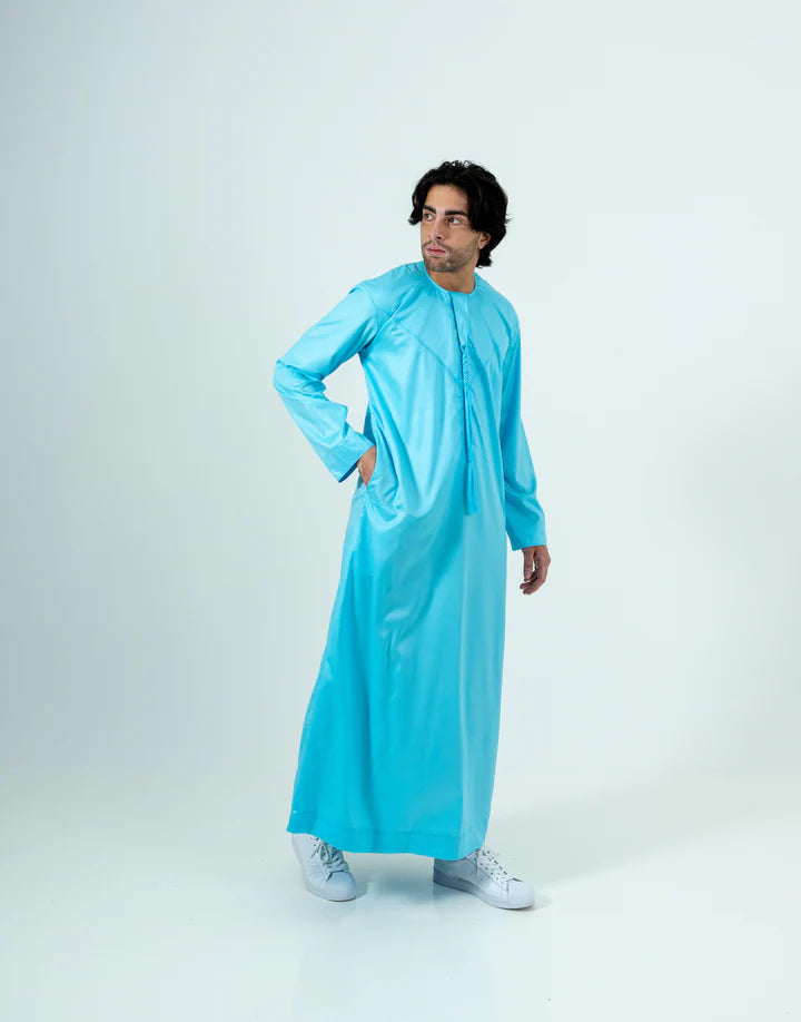 Basic Baby Blue Emirati Thobe