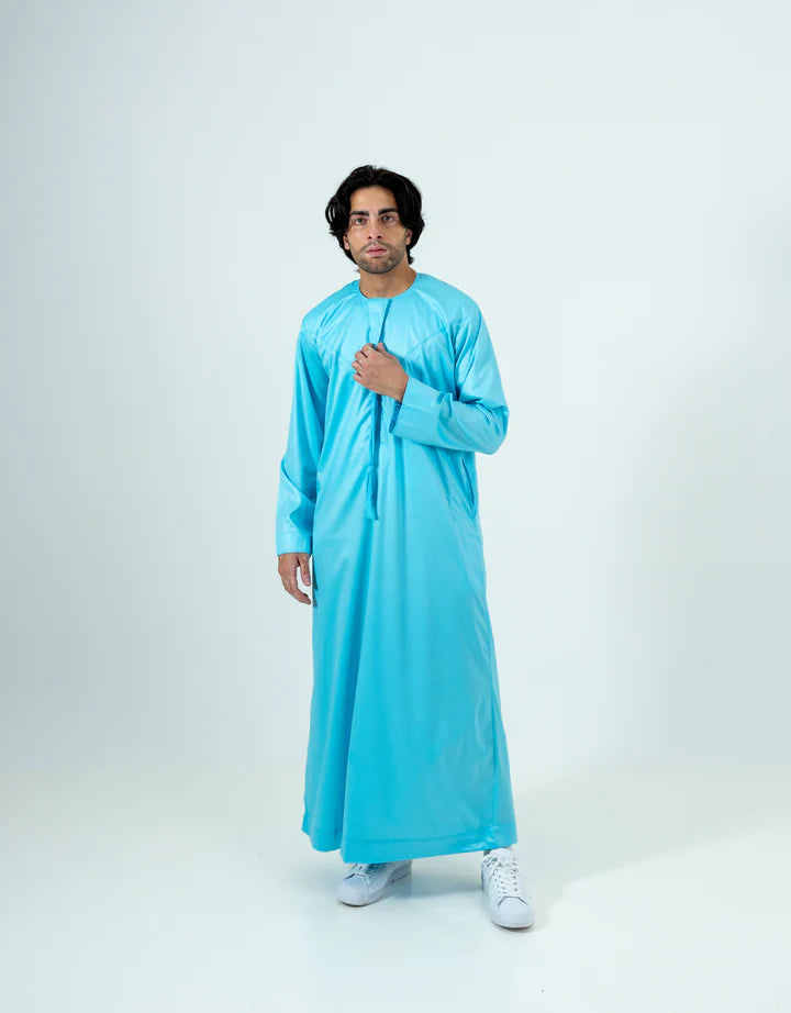 Basic Baby Blue Emirati Thobe