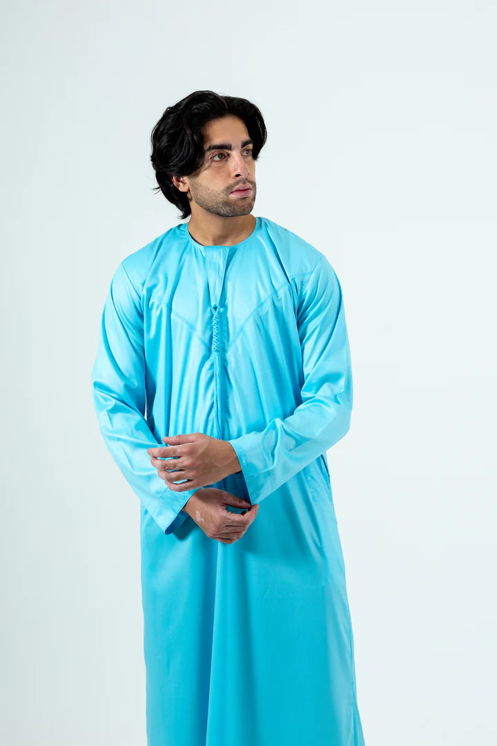 Basic Baby Blue Emirati Thobe