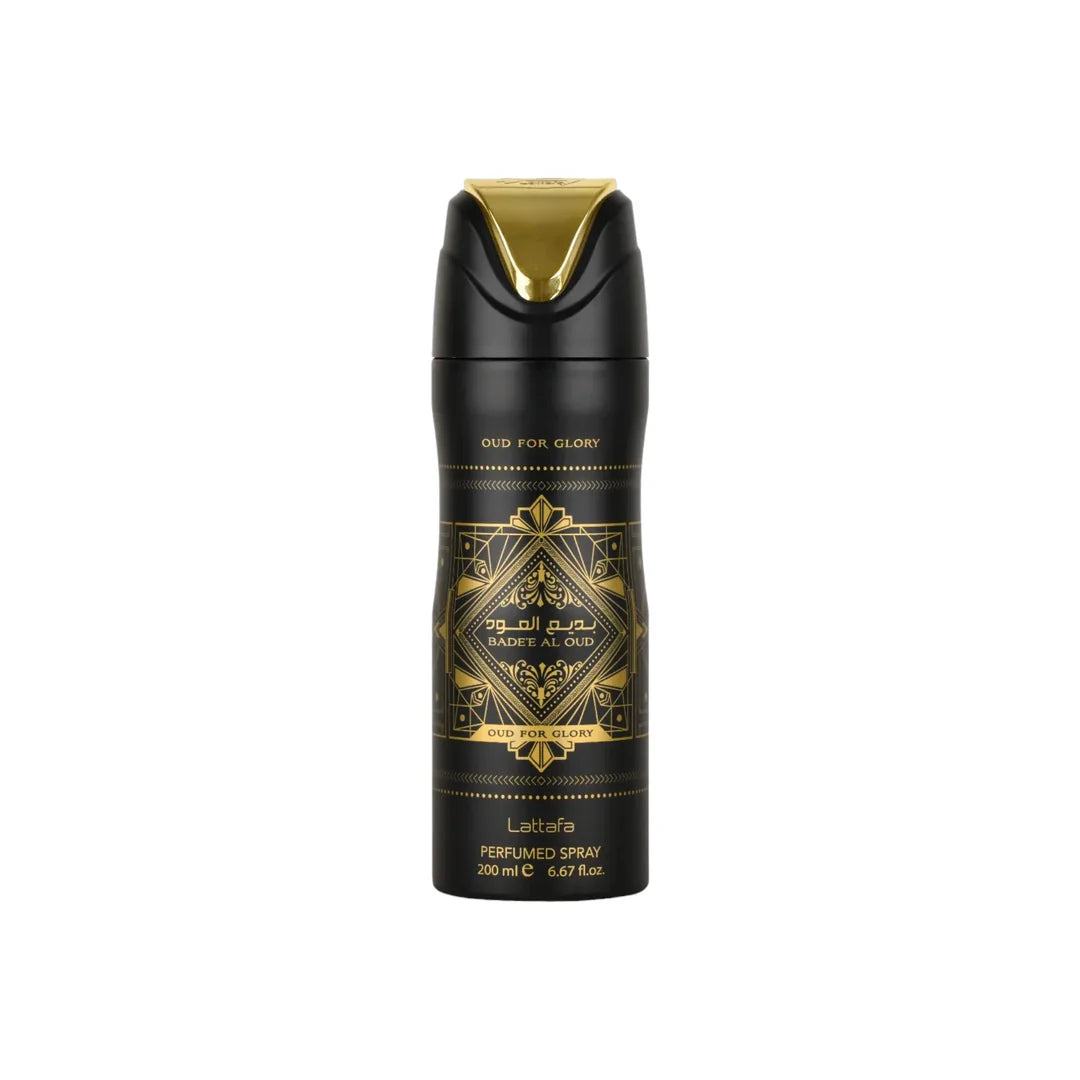 Bade’e Al Oud Perfumed Body Spray Deodorant 200ml | Lattafa