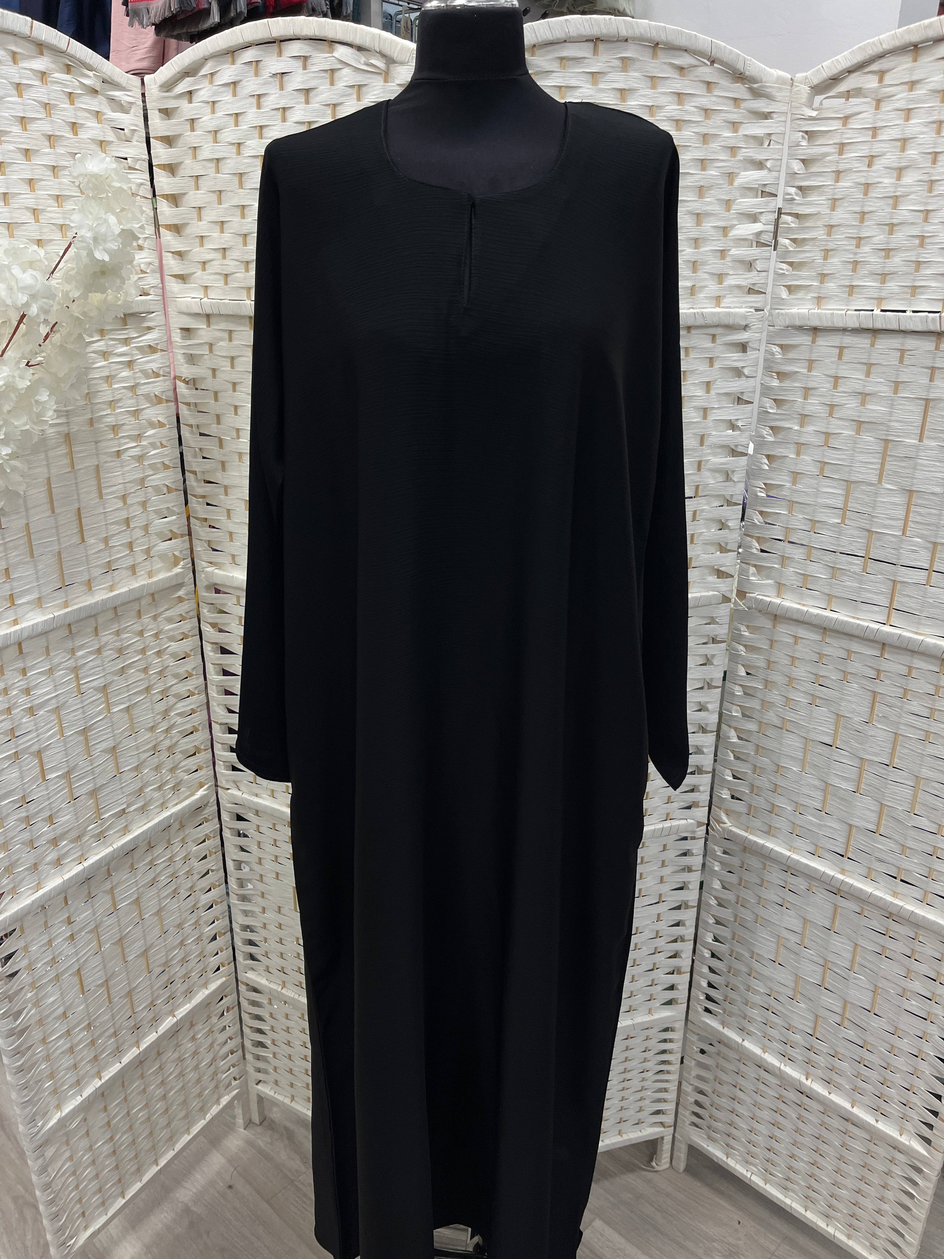 Black Plain Zoom Abaya
