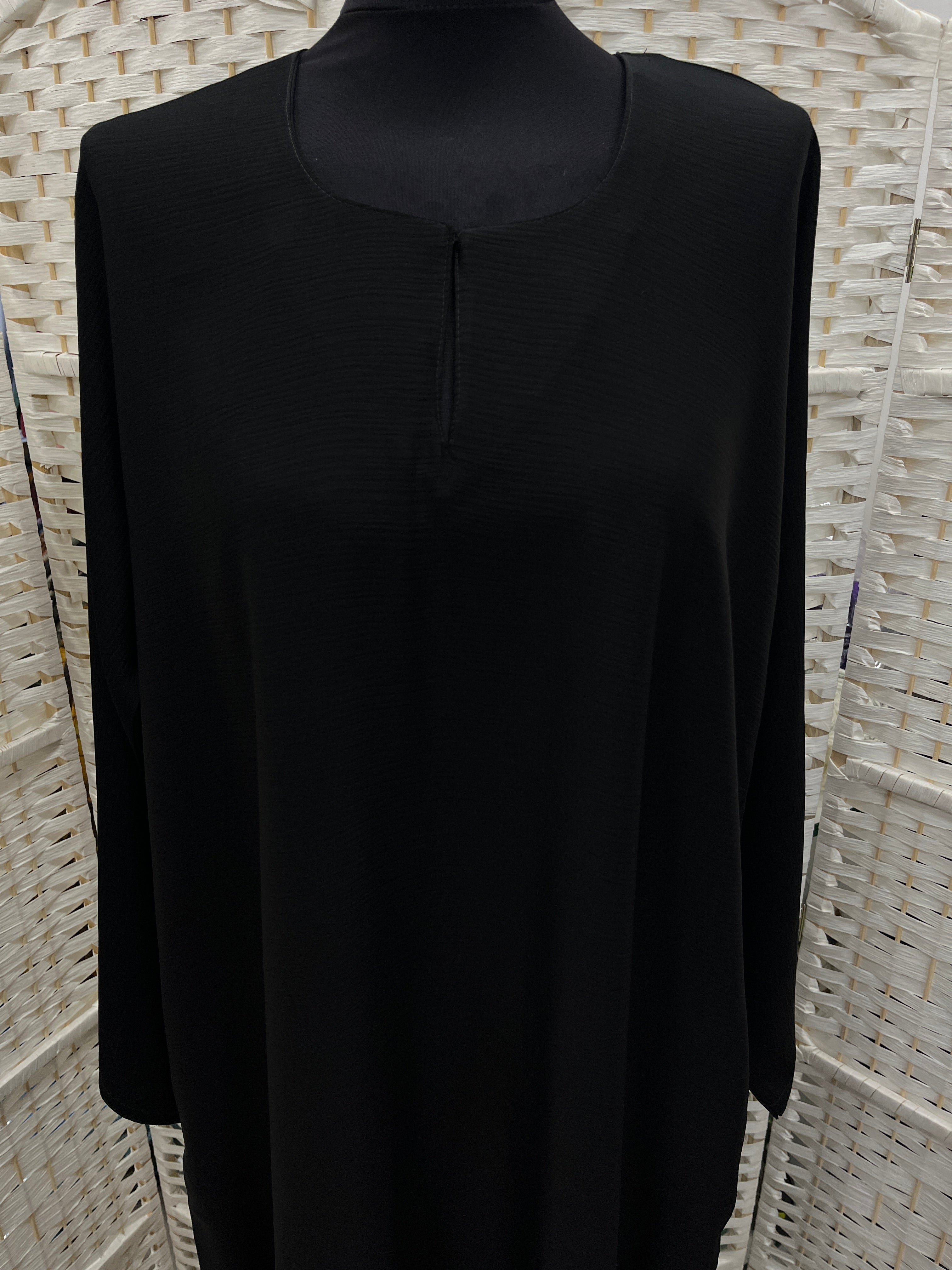 Black Plain Zoom Abaya