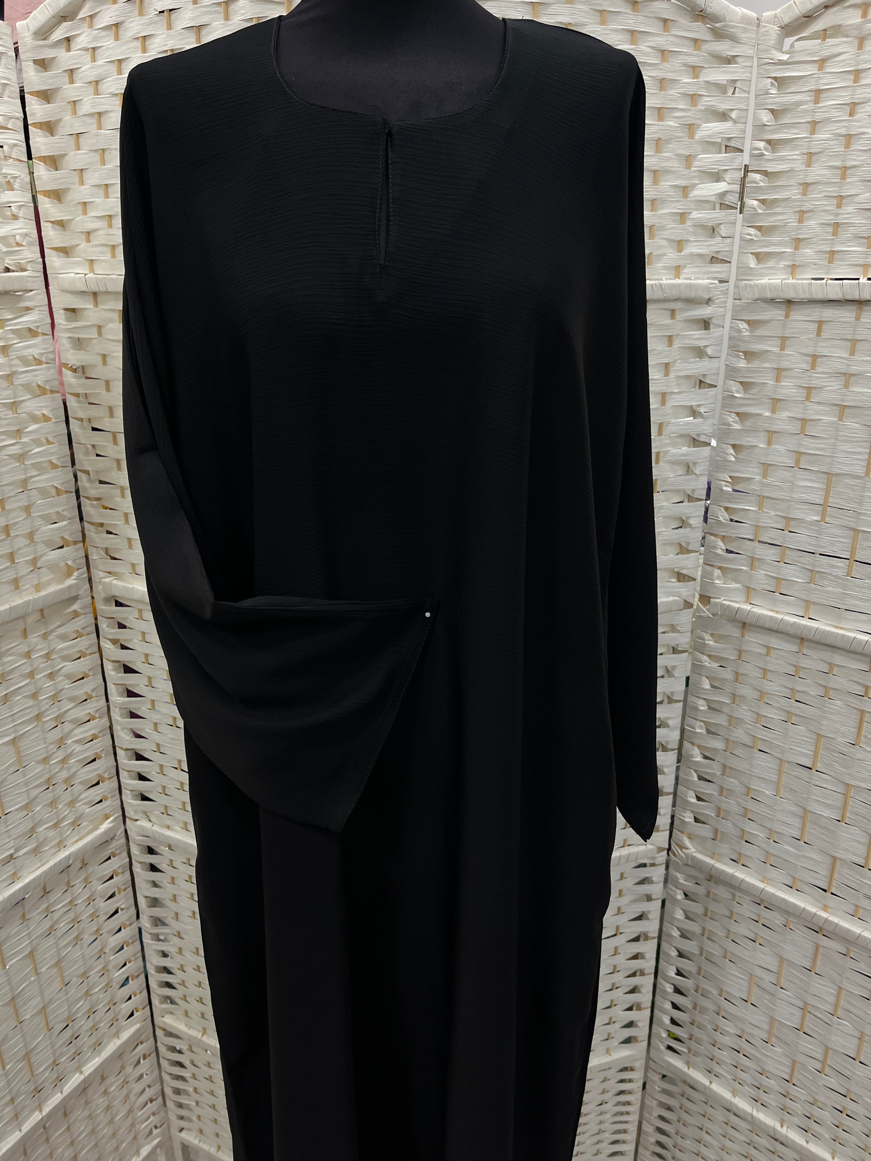 Black Plain Zoom Abaya
